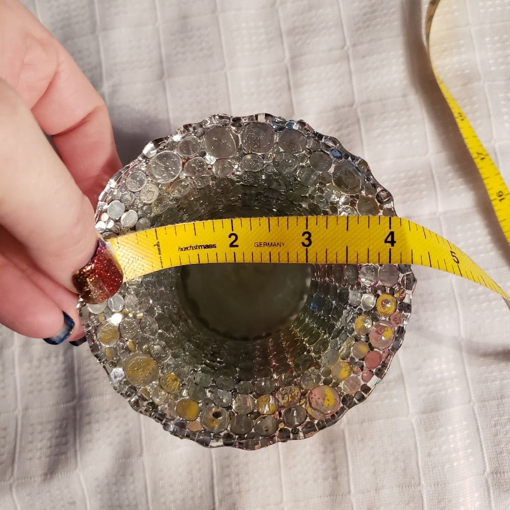 Rainbow rhinestone vase - Picture 8 of 8